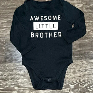 Awesome little brother onesie